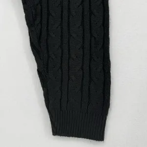 PrettyLittleThing Cable Knit Shrug Sweater Women’s S Black Extreme Crop Bolero thumbnail 4