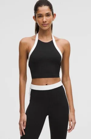 Lululemon Nulu Cropped Halter Tank Top thumbnail 1