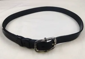 BT3040001 Women's Black Genuine Leather Belt Sz L SKU 3843 thumbnail 1