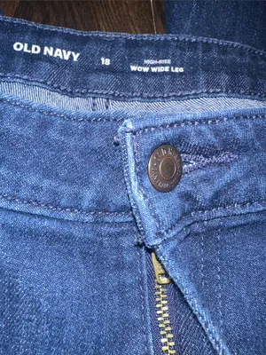 Old navy size 18 High rise wow wide leg jeans thumbnail 4