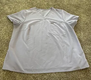 Figs Catarina One-Pocket Scrub Top lavender thumbnail 1