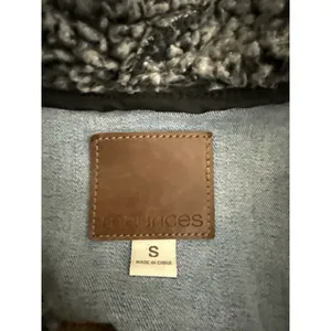 Maurice’s Fleece Sherpa Jean Denim Hooded Trucker Grunge Jacket Size Small thumbnail 3