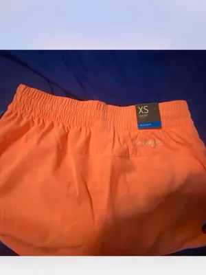 Neon Orange Women’s Athletic Shorts - Columbia thumbnail 4