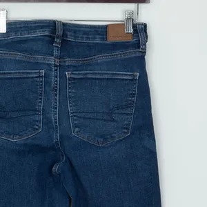 American Eagle Super Hi-Rise Skinny Jeans Womens Size‎ 4 Blue Minimalist Casuali thumbnail 5
