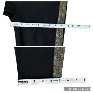 MOTHER Denim High Waisted Looker Ankle Fray Guilty Flash Black Embellished 28 thumbnail 13