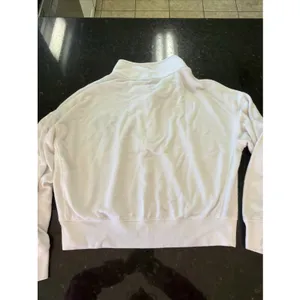 Lou And Grey White Pickleball Sweatshirt Pullover Mock Neck Cropped Sz S Henley thumbnail 5