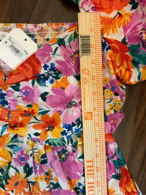 Altar'd State Cyndella Floral Puff Dress Floral-Print Puff Sleeves Size XL NWT thumbnail 9