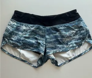 Lululemon Speed Up 2.5” Ariel Drift Multi Black Shorts thumbnail 1