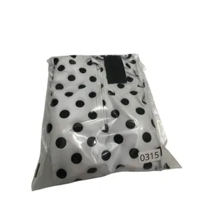 DACI Women QuarterZip Performance Pullover Polka Dot Long Sleeve Swim Top Medium thumbnail 6