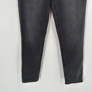 American Eagle Charcoal Gray Super Hi Rise Mom‎ Jeans Size 4 thumbnail 8
