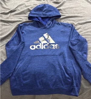 Adidas Women’s Hoodie Pullover Blue thumbnail 1