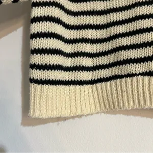Denim & Supply Ralph Lauren Open Knit Cotton Striped Crewneck Sweater XL Preppy thumbnail 2