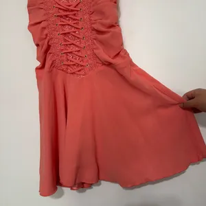 Outcast NEW Lucia Corset Mini Dress Coral thumbnail 3