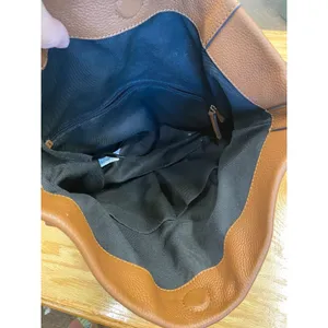 Vince Camuto Katja Women's Brown Leather Shoulder Strap Hobo Bag B88 thumbnail 3