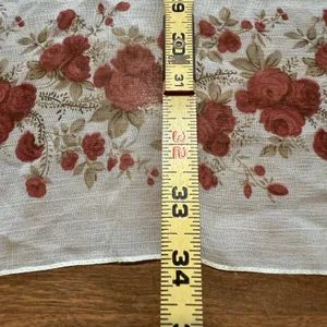 Laura Ashley Floral Square Polyester Scarf Cottagecore Vintage Made In Italy thumbnail 9