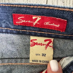 Seven7 women's bootcut jeans 100%‎ cotton size 32 thumbnail 4