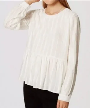 LOFT Peplum Blouse thumbnail 1