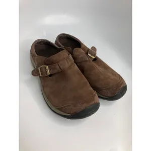 Merrell Encore Buckle Bracken Clogs Womens 10 Brown Good Suede Slip On Shoes thumbnail 3
