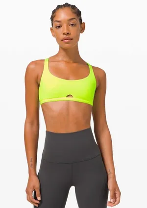 Lululemon Free to be Bra Wild Peak *Light Support, A/B Cup Highlight Yellow 6 thumbnail 5