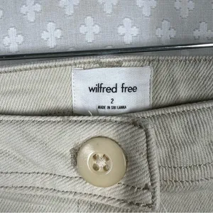 Wilfred Free Cream Denim Pocket‎ High Rise Pants thumbnail 2