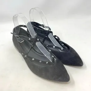 Rebecca Minkoff Faye Black Suede Studded‎ Pointed Toe Flats Size US 7.5 thumbnail 9