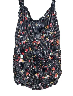 Free People Womens M Black Sun's Out Halter Crop Top thumbnail 4
