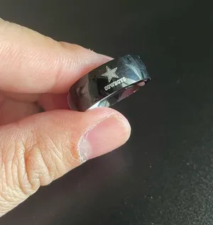 Black arc Dallas cowboys ring thumbnail 5
