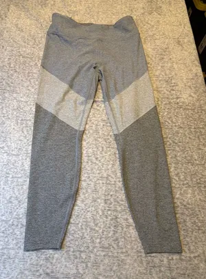 Outdoor Voices Lake Dove Ash Springs 7/8 Legging‎ Gray Colorblock Size L thumbnail 1