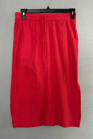 Universal Thread Cotton Gauzy Midi Skirt Size XS Medium thumbnail 1