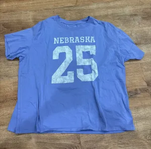 State of Mine Nebraska graphic tee purple thumbnail 1