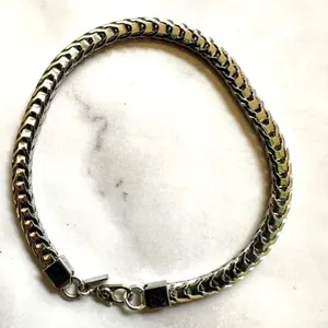 Monet silver tone vintage bracelet thumbnail 1