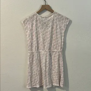 American Rag Cie Soft Cotton Modal Floral Cap Sleeve V Neck Babydoll Tunic Top L thumbnail 7