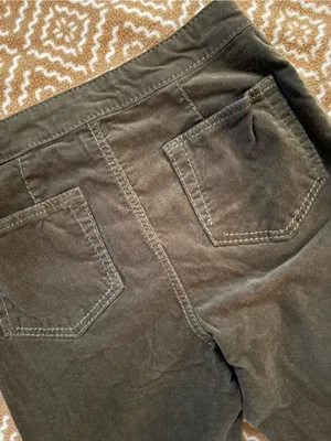 Women’s Grayish-Green Flared Jeans thumbnail 4