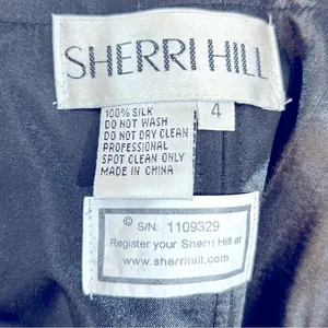 Sherri Hill Strapless‎ Beaded and Sequin Silk Dress Size 4 thumbnail 6
