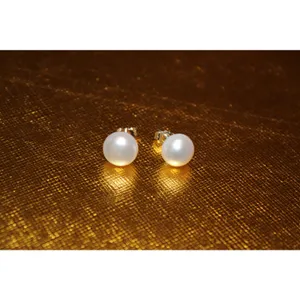 Sterling Silver AAA Pearl Earrings. Bridal Pearl Earrings. Fresh Water Pearls. thumbnail 5