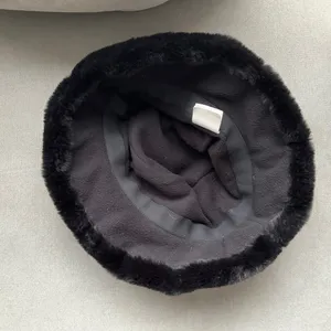 Alo Yoga Faux Fur Bucket Hat Black M/L thumbnail 4