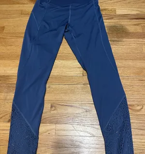 PINK Victoria's Secret Navy Leggings thumbnail 1