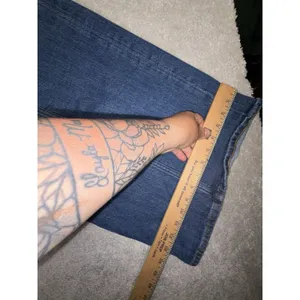 the drop frida jeans medium indigio‎ extra wide leg jeans size 29 thumbnail 9