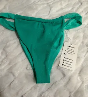 Kinis By Carter Women’s Bikini Bottom Size M . Green Size M thumbnail 1