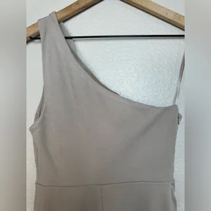 NEW Birdy Grey Kira Bridesmaid Dress With Slit In Chiffon Taupe size XS $105 thumbnail 12
