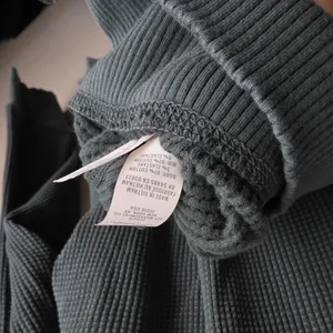 OFFLINE By Aerie Wow! Waffle Knit Oversized Long Sleeve Size S Tshirt Dark Green thumbnail 11