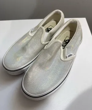 Vans‎ Iridescent Glitter Slip On Shoes Sz 4.5 Men's 6 Womens E thumbnail 1