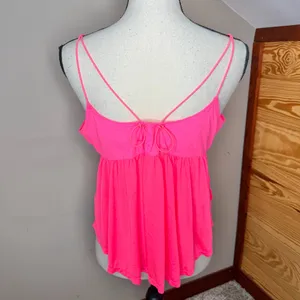 Free People Movement Catch My Drift Tank Top Popsicle Pink Small S OB1264447 thumbnail 3