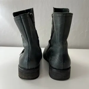 Treasure & Bond Women's Leather Moto Strap Ankle Boots Size 8 Grunge Trendy thumbnail 5