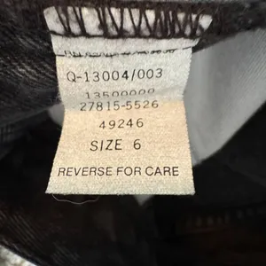 Ruff Hewn | 100% Cotton Black Jeans Vintage High Rise Size 6 New with Tag thumbnail 6