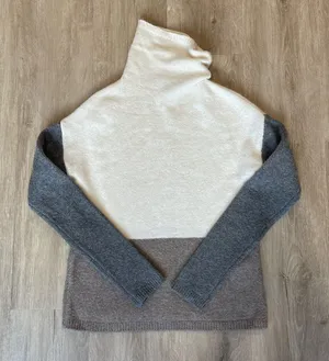 C&C California Sweater Turtleneck Wool cream size S thumbnail 1