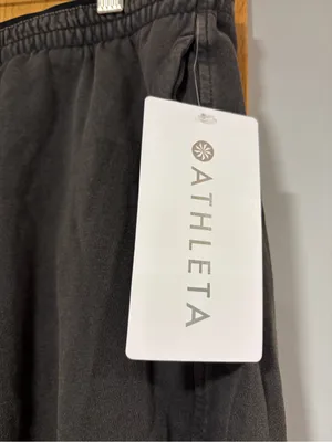 Athleta Airy Cotton Terry Capri Athletic Pants - Size XL thumbnail 4