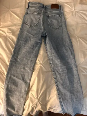 Buckle hidden straight leg jeans thumbnail 9