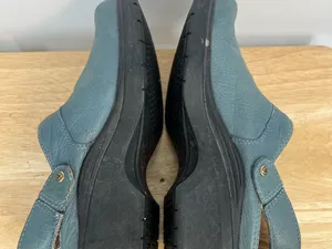 Ariat Teal Slip-On Leather Clogs mules thumbnail 4