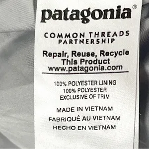 PATAGONIA Gray Los Gatos Full Zipper Pockets Fleece Jacket Small Outdoors Casual thumbnail 4